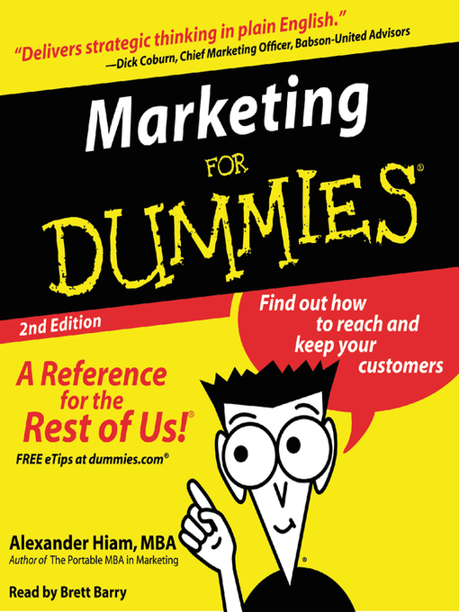Title details for Marketing for Dummies® by Alexander Hiam - Wait list